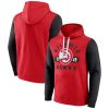 Atlanta Hawks Fanatics Big Tall Primary Arctic Pullover Hoodie RedSilver
