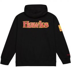 Atlanta Hawks Mitchell Ness Hardwood Classics OG 20 Pullover Hoodie Black