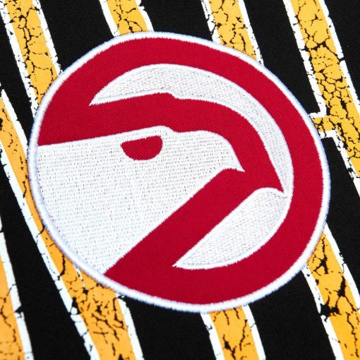 Atlanta Hawks Mitchell Ness Hardwood Classics OG 20 Pullover Hoodie Black