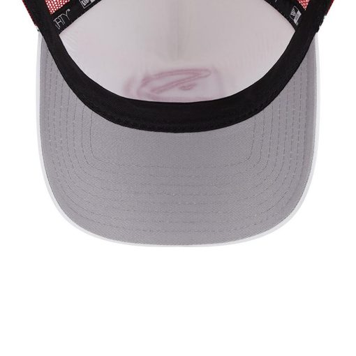 Atlanta Hawks New Era Court Sport Foam AFrame 9FORTY Adjustable Trucker Hat WhiteRed