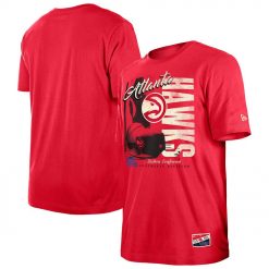 Atlanta Hawks New Era Distressed Throwback Vintage Color Pack T-Shirt Red