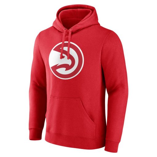 Atlanta Hawks Playmaker Personalized Name Number Pullover Hoodie Red