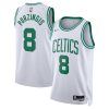 Boston Celtics Nike Association Edition Swingman Jersey White Jaylen Brown Unisex