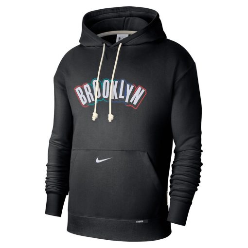 Brooklyn Nets Nike DriFIT City Edition Standard Issue Courtside Hoodie Men’s