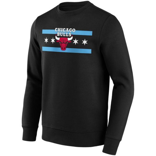 Chicago Bulls Iconic Hometown Graphic Crew Sweatshirt Men’s