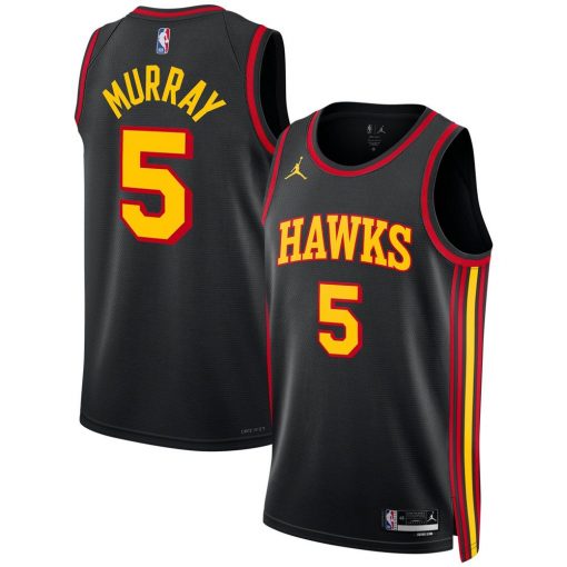 Dejounte Murray Atlanta Hawks Jordan Brand Unisex Swingman Jersey Statement Edition Black