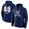 Aaron Judge New York Yankees Profile Big  Tall Name  Number Fleece Pullover Hoodie  Navy