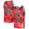 Hakeem Olajuwon Houston Rockets Mitchell Ness 199394 Hardwood Classics Swingman Jersey Red