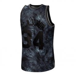 Hakeem Olajuwon Houston Rockets Mitchell Ness Hardwood Classics 199394 TieDye Swingman Jersey Black 3 1CdCu.jpg