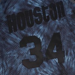 Hakeem Olajuwon Houston Rockets Mitchell Ness Hardwood Classics 199394 TieDye Swingman Jersey Black 4 gpI7s.jpg