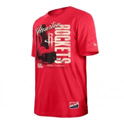 Houston Rockets New Era Distressed Throwback Vintage Color Pack T-Shirt Red