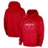 Houston Rockets Nike Youth 202425 City Edition Club Fleece Pullover Hoodie White