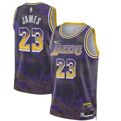 LeBron James Los Angeles Lakers Nike Unisex 2025 Select Series Swingman Player Jersey Purple