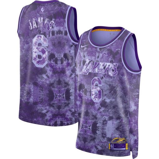 LeBron James Los Angeles Lakers Nike Unisex Select Series Swingman Jersey Purple
