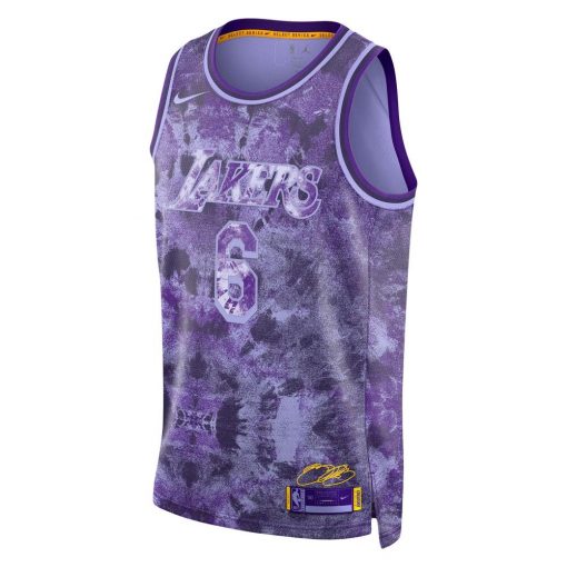 LeBron James Los Angeles Lakers Nike Unisex Select Series Swingman Jersey Purple
