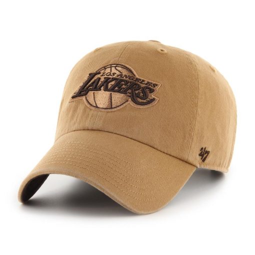 Los Angeles Lakers 47 Ballpark Clean Up Adjustable Hat Tan