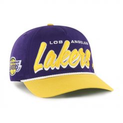Los Angeles Lakers 47 Dropshadow Rope Hitch Adjustable Hat PurpleGold