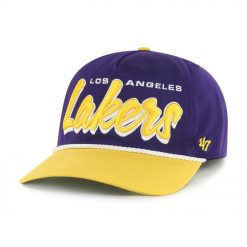 Los Angeles Lakers 47 Dropshadow Rope Hitch Adjustable Hat PurpleGold