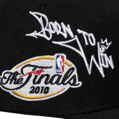 Los Angeles Lakers Mitchell Ness 2010 NBA Finals Born To Win Pro Crown Adjustable Hat Black 3 xC5S7.jpg