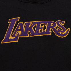 Los Angeles Lakers Mitchell Ness Chainstitch Applique Vintage Heavyweight Pullover Hoodie Black 4 vlkIA.jpg