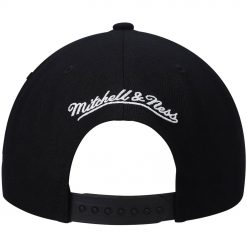 Los Angeles Lakers Mitchell Ness Hardwood Classics Script 20 Snapback Hat Black 4 V3yKd.jpg