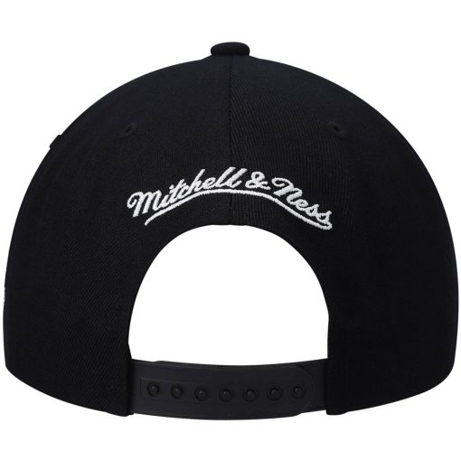Los Angeles Lakers Mitchell Ness Hardwood Classics Script 20 Snapback Hat Black