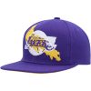 Los Angeles Lakers Mitchell Ness Roper Meshback Trucker Snapback Hat Purple