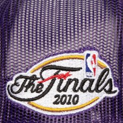Los Angeles Lakers Mitchell Ness Roper Meshback Trucker Snapback Hat Purple