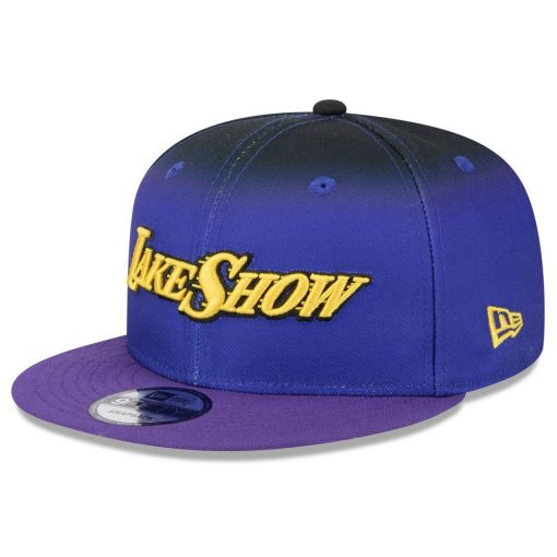 Los Angeles Lakers New Era 202425 City Edition 9FIFTY Snapback Hat Purple