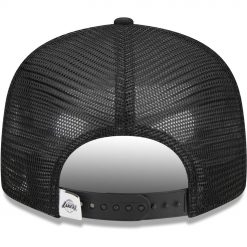 Los Angeles Lakers New Era 9FIFTY Snapback Trucker Hat Black