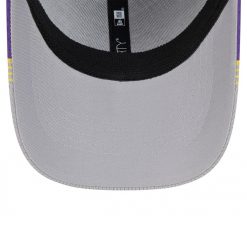 Los Angeles Lakers New Era Active Trim 39THIRTY Flex Hat GrayPurple