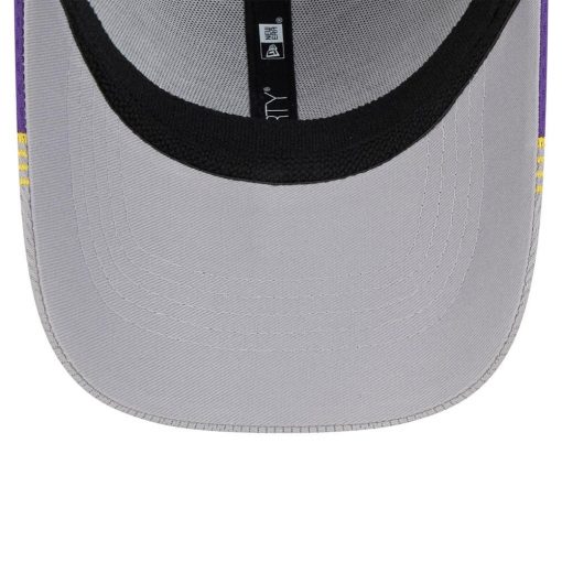 Los Angeles Lakers New Era Active Trim 39THIRTY Flex Hat GrayPurple