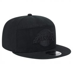 Los Angeles Lakers New Era Adventure Canvas Split Panel 9FIFTY Snapback Hat Black 3 VIsVW.jpg