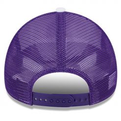 Los Angeles Lakers New Era Court Sport Foam AFrame 9FORTY Adjustable Trucker Hat WhitePurple 4 mB4lV.jpg