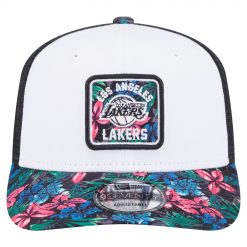 Los Angeles Lakers New Era Floral 9SEVENTY Adjustable Hat White