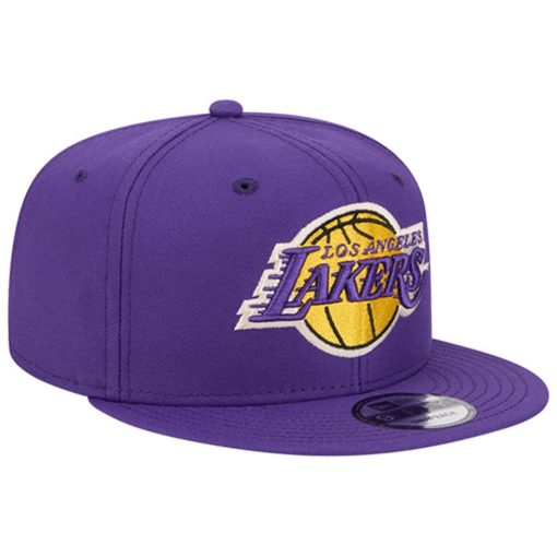 Los Angeles Lakers New Era Injection City Art 9FIFTY Snapback Hat Purple