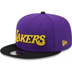 Los Angeles Lakers New Era Jersey Hook Statement Edition 9FIFTY Snapback Hat PurpleBlack 3 rVYwl.jpg