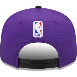 Los Angeles Lakers New Era Jersey Hook Statement Edition 9FIFTY Snapback Hat PurpleBlack 4 mZU2Z.jpg