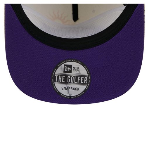 Los Angeles Lakers New Era Lunar Golfer Snapback Hat Cream