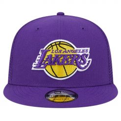 Los Angeles Lakers New Era Meshback 9FIFTY Snapback Hat Purple