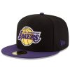 Los Angeles Lakers New Era Official Team Color 9FIFTY Snapback Hat Black