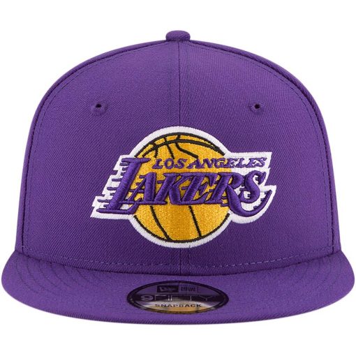 Los Angeles Lakers New Era Official Team Color 9FIFTY Snapback Hat Purple