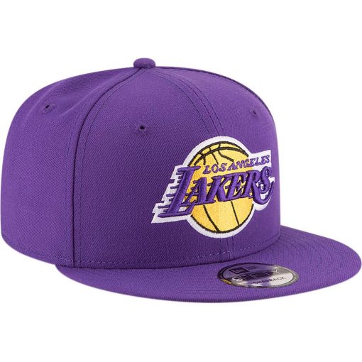 Los Angeles Lakers New Era Official Team Color 9FIFTY Snapback Hat Purple