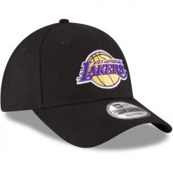 Los Angeles Lakers New Era Official Team Color The League 9FORTY Adjustable Hat Black 3 oEY5Z.jpg