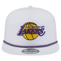Los Angeles Lakers New Era Performance Rope Golfer Adjustable Hat White