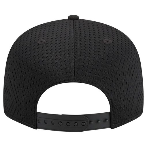 Los Angeles Lakers New Era PostUp Pin Mesh 9FIFTY Snapback Hat Black