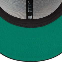 Los Angeles Lakers New Era PostUp Pin Mesh 9FIFTY Snapback Hat Black