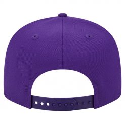 Los Angeles Lakers New Era Script Side Patch 9FIFTY Snapback Hat Purple