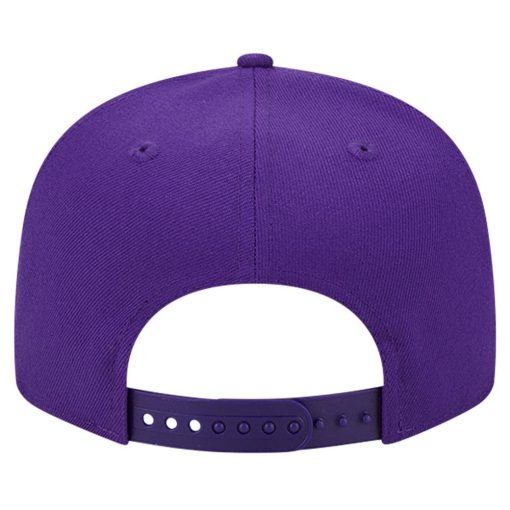 Los Angeles Lakers New Era Script Side Patch 9FIFTY Snapback Hat Purple