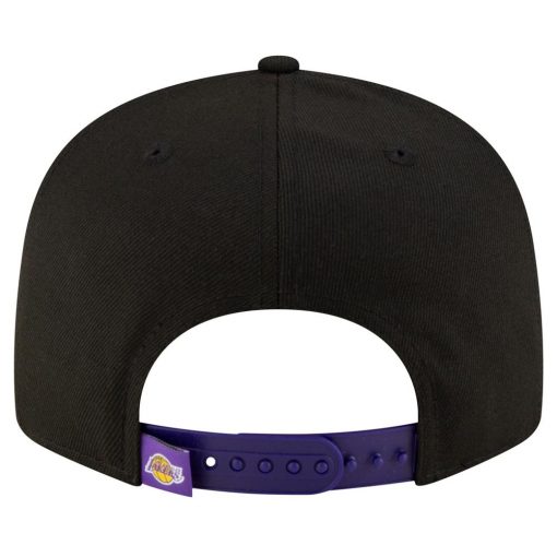 Los Angeles Lakers New Era Sport Night Splatter 2Tone 9FIFTY Snapback Hat BlackPurple